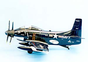 Douglas A2D1 SKYSHARK side view 