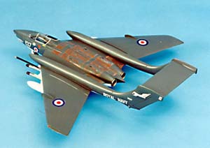 De Havilland SEA VIXEN FAW-2 top view 