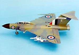 Gloster JAVELIN FAW-9 top side view 